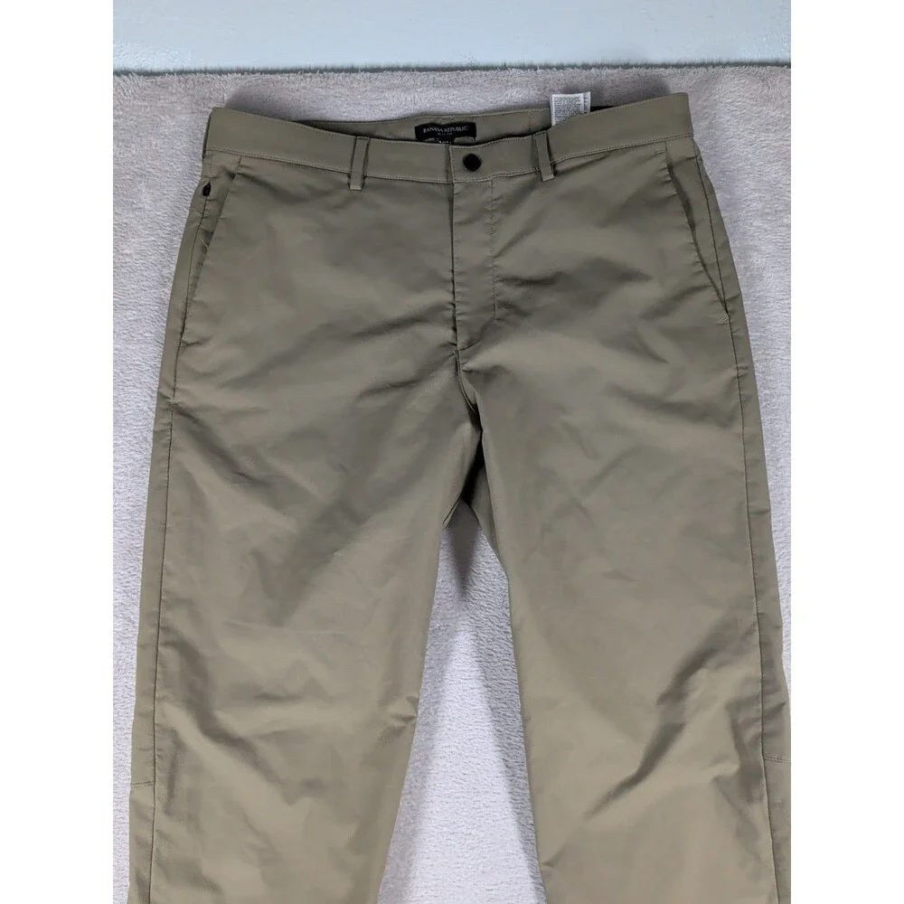 Banana Republic Slim City Pant 34x34 Commuter Stretch Cliff Rock slim fit